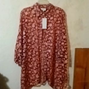 2x women's button up blouse
